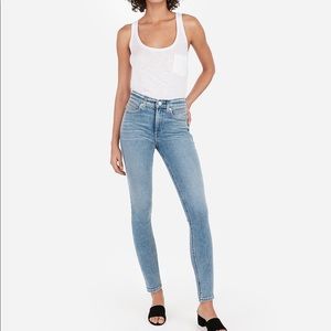Express Ankle High Rise Skinny Jeans